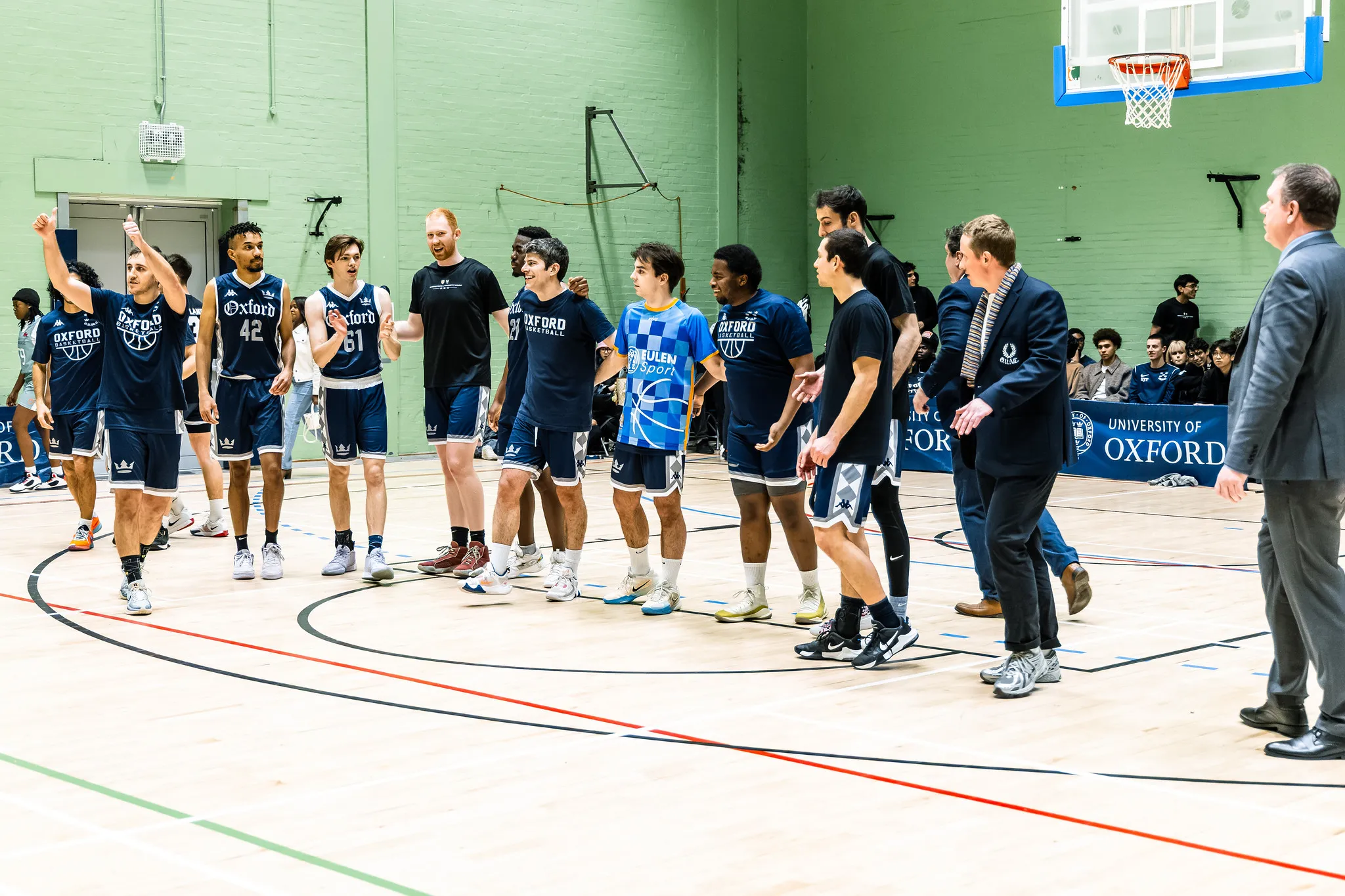 Men's Blues in action