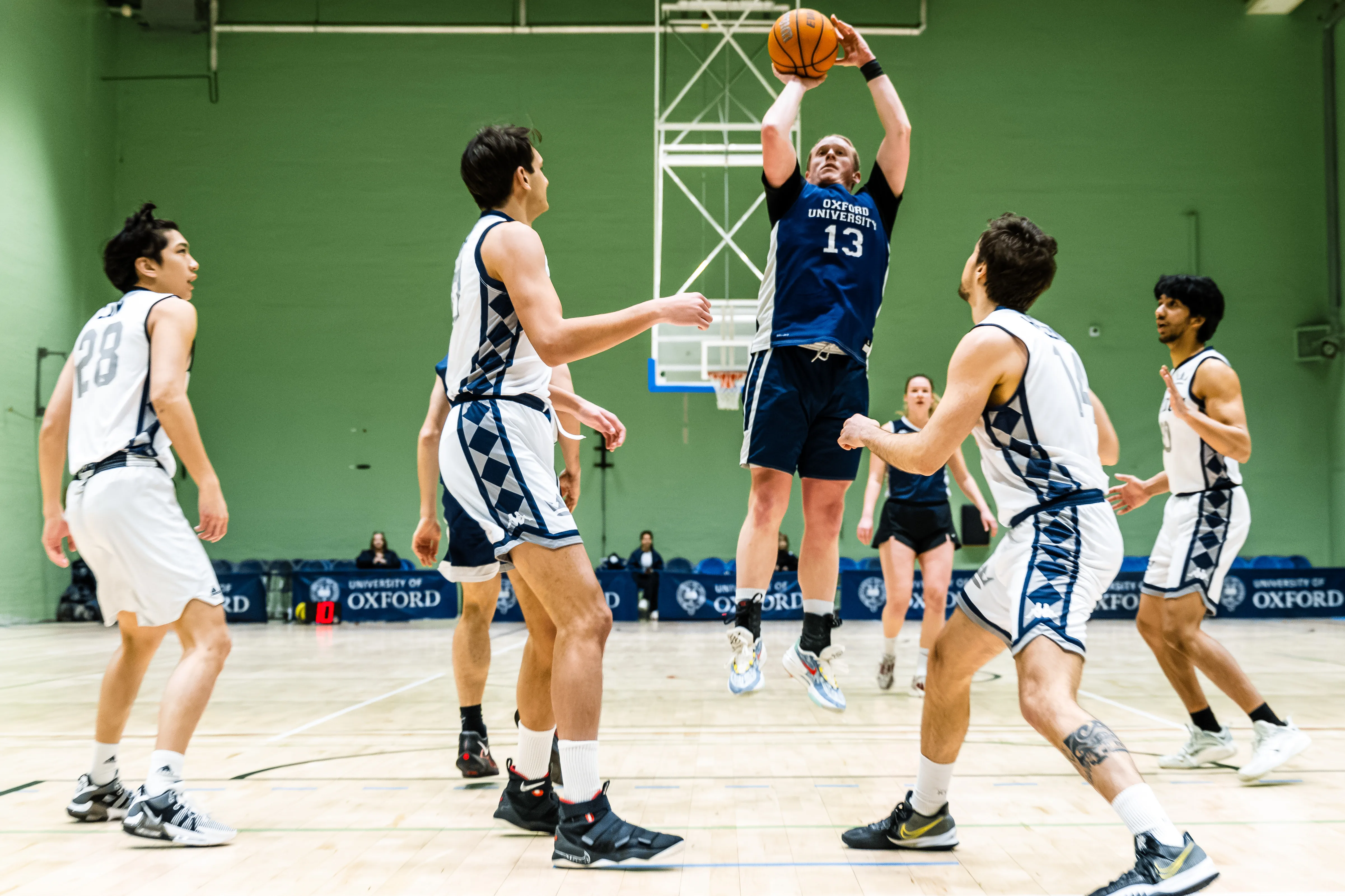 OUBbC player shooting a jump shot